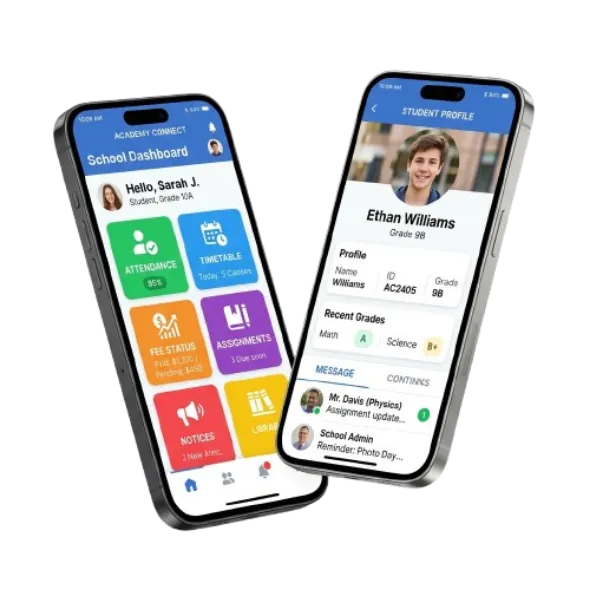 School App Mockup